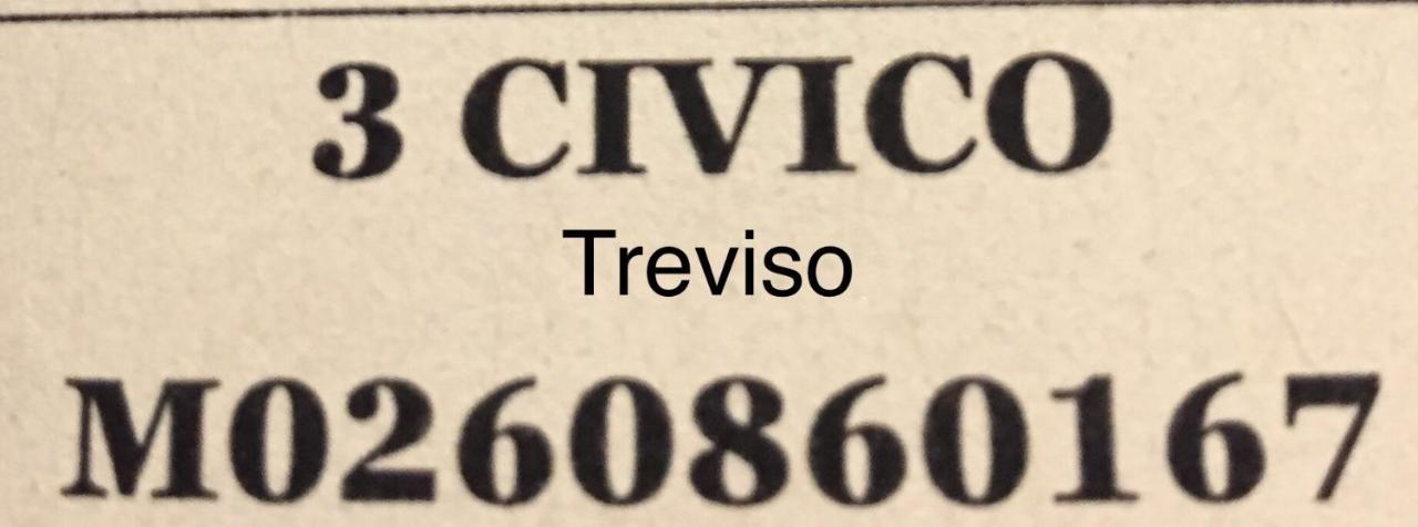 Civico3 Hotel Treviso Buitenkant foto
